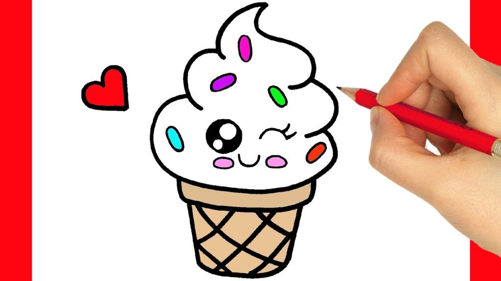 Como Dibujar Helado Y Bebida Kawaii Aprende Colores Pintando Learn Reverasite