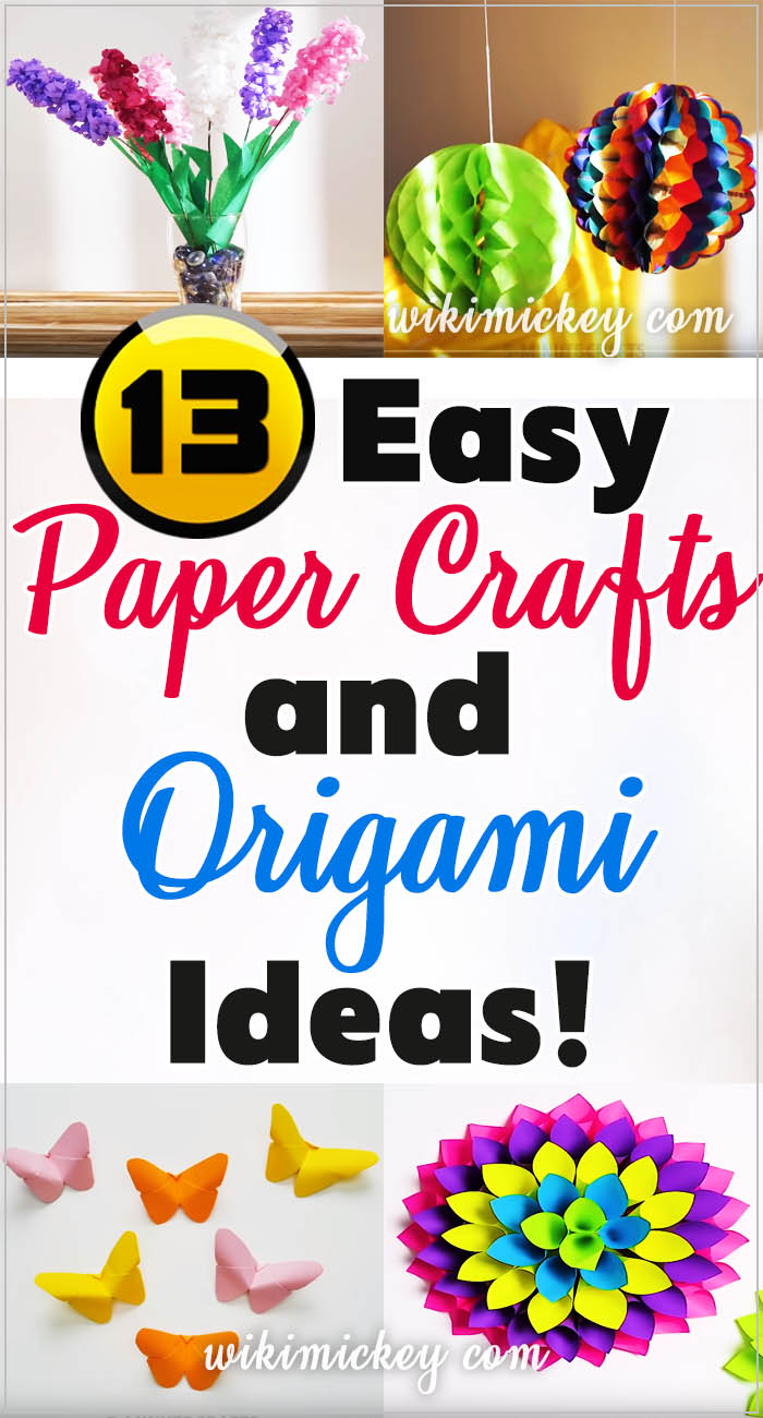 13 Easy paper crafts and origami ideas! 2