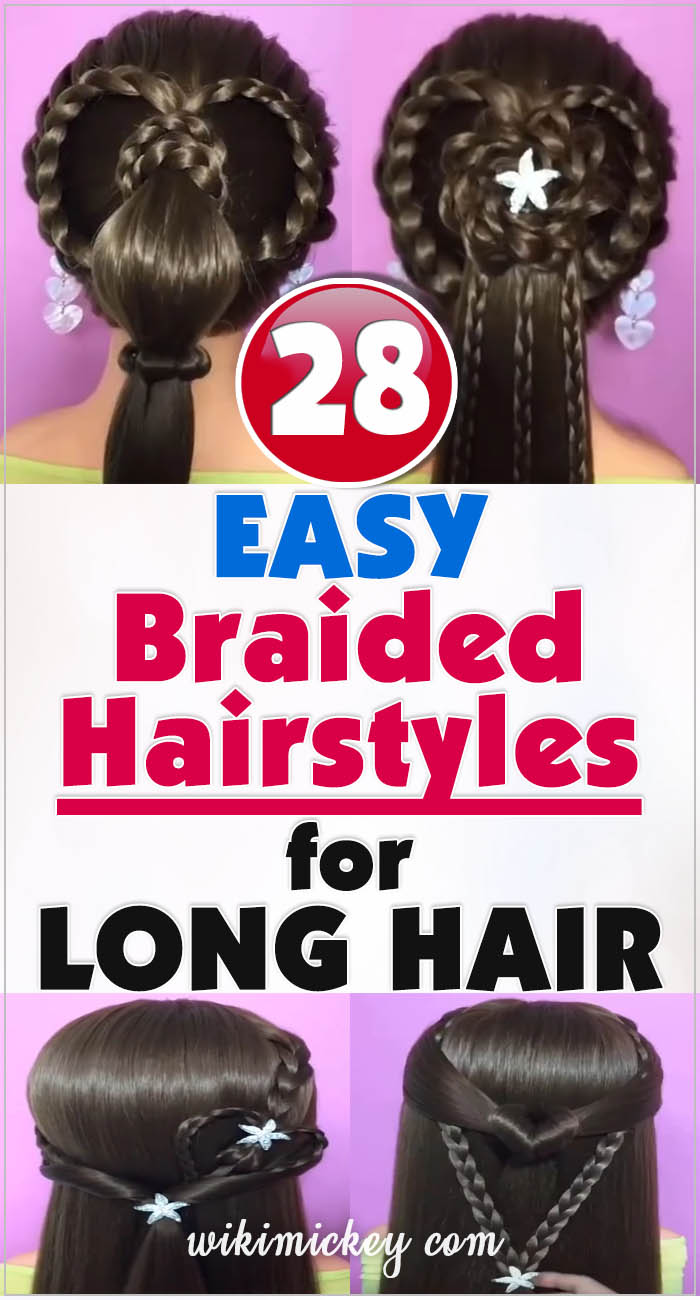 28 Easy Braided Hairstyles For Long Hair 2