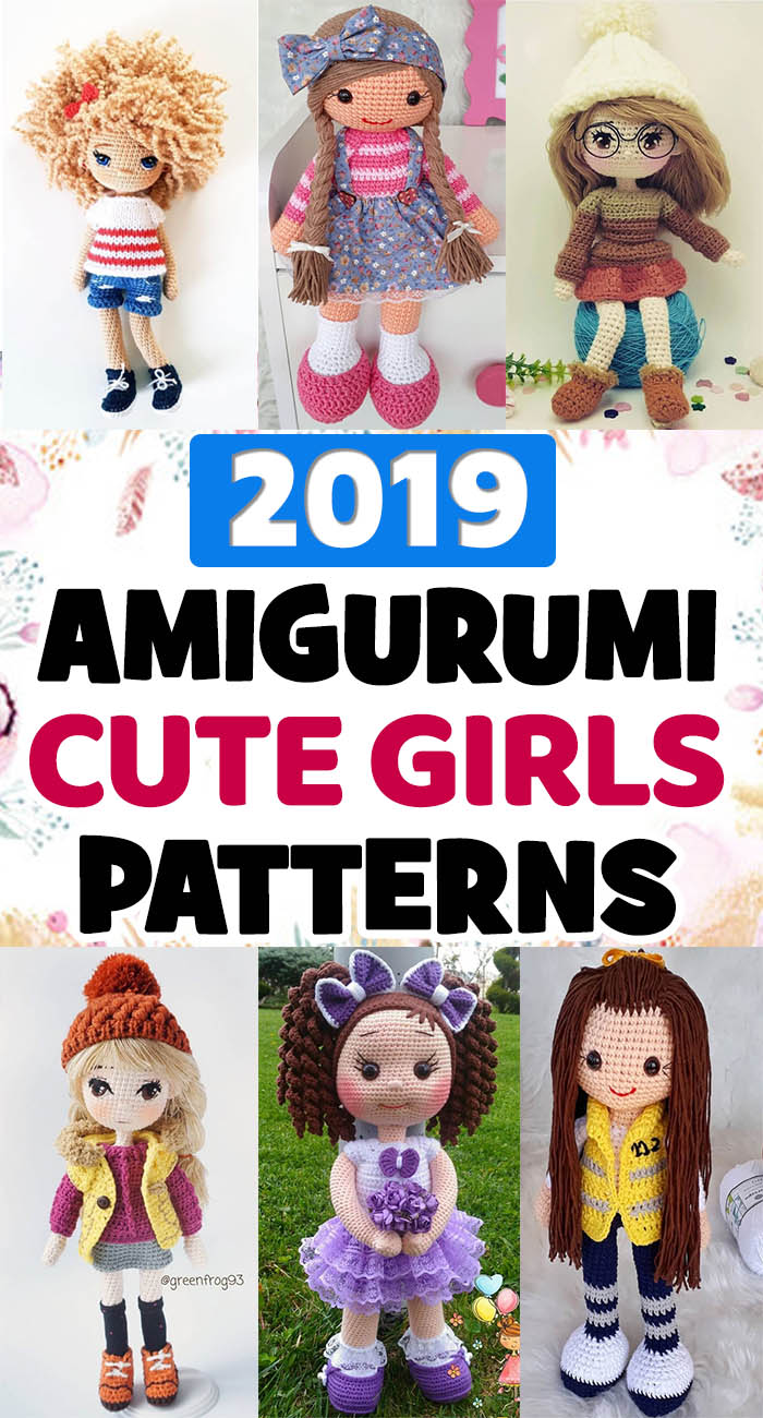 2019 Amigurumi girl patterns! 45