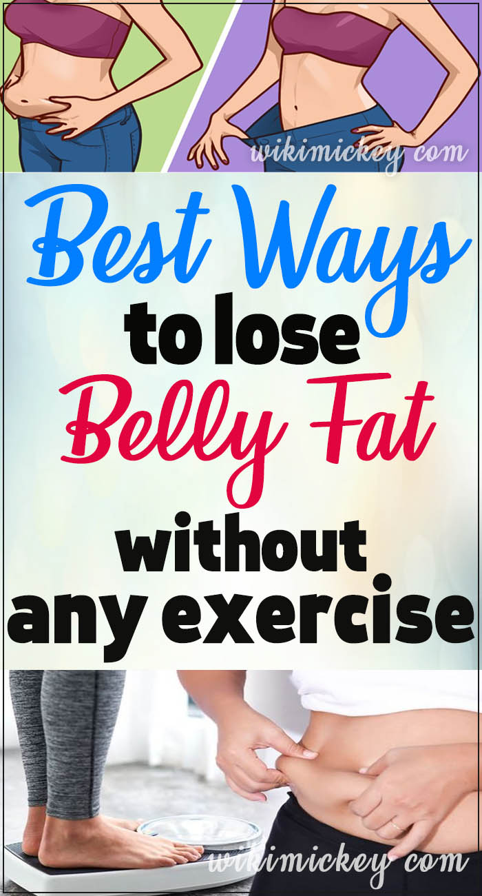 16 Best Ways To Lose Belly Fat Without Any Exercise | Social Useful ...