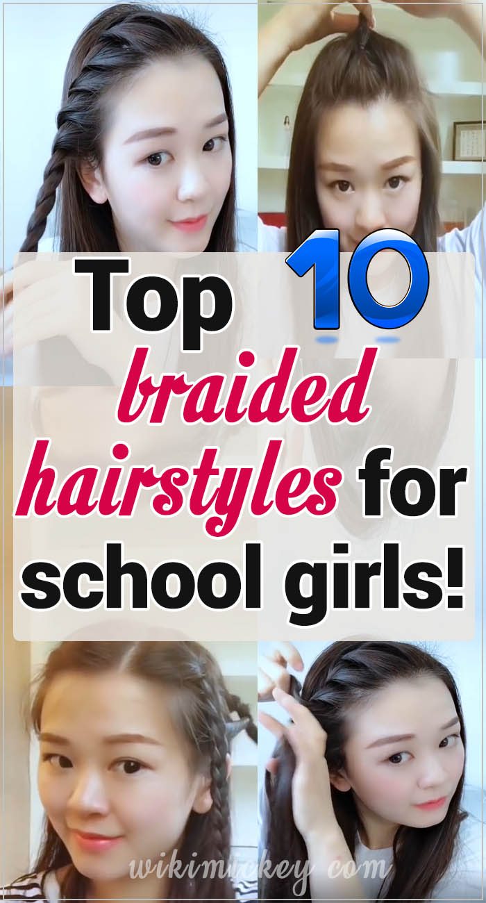 Top 10 braided hairstyles for school girls! 3