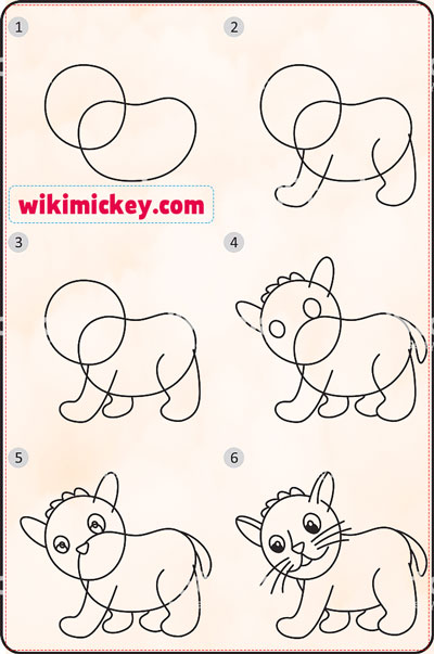 easy drawing ideas for kids easy draw chicken cat kitten kolay çizim kedi resmi horoz draw step by step 