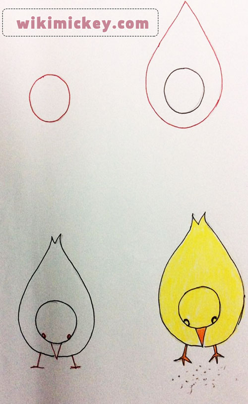 easy drawing ideas for kids easy draw chicken chick kolay çizim tavuk