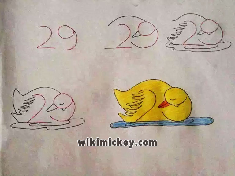 easy drawing ideas for kids easy draw duck swan kolay çizim ördek kuğu
