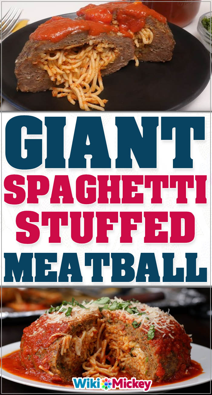 Giant Spaghetti Stuffed Meatball 3