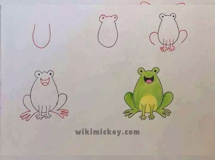easy drawing ideas for kids easy draw frog kolay çizim kurbağa