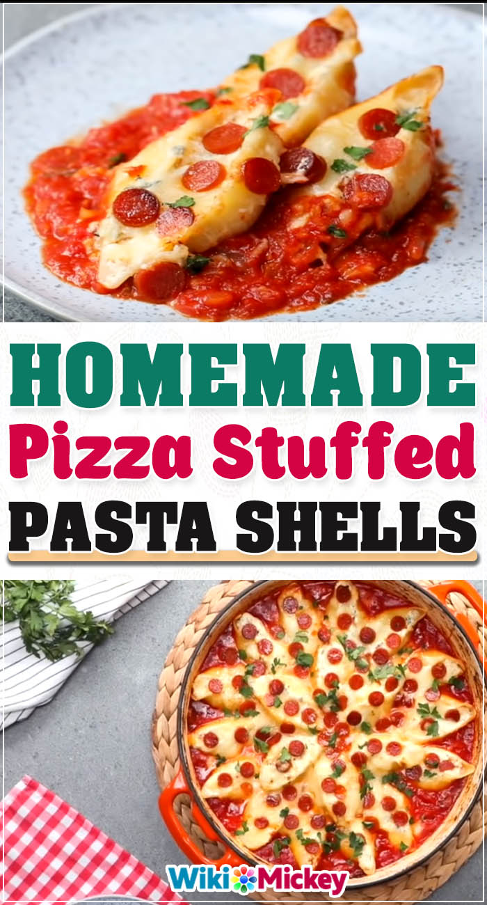Homemade Pizza Stuffed Pasta Shells 2