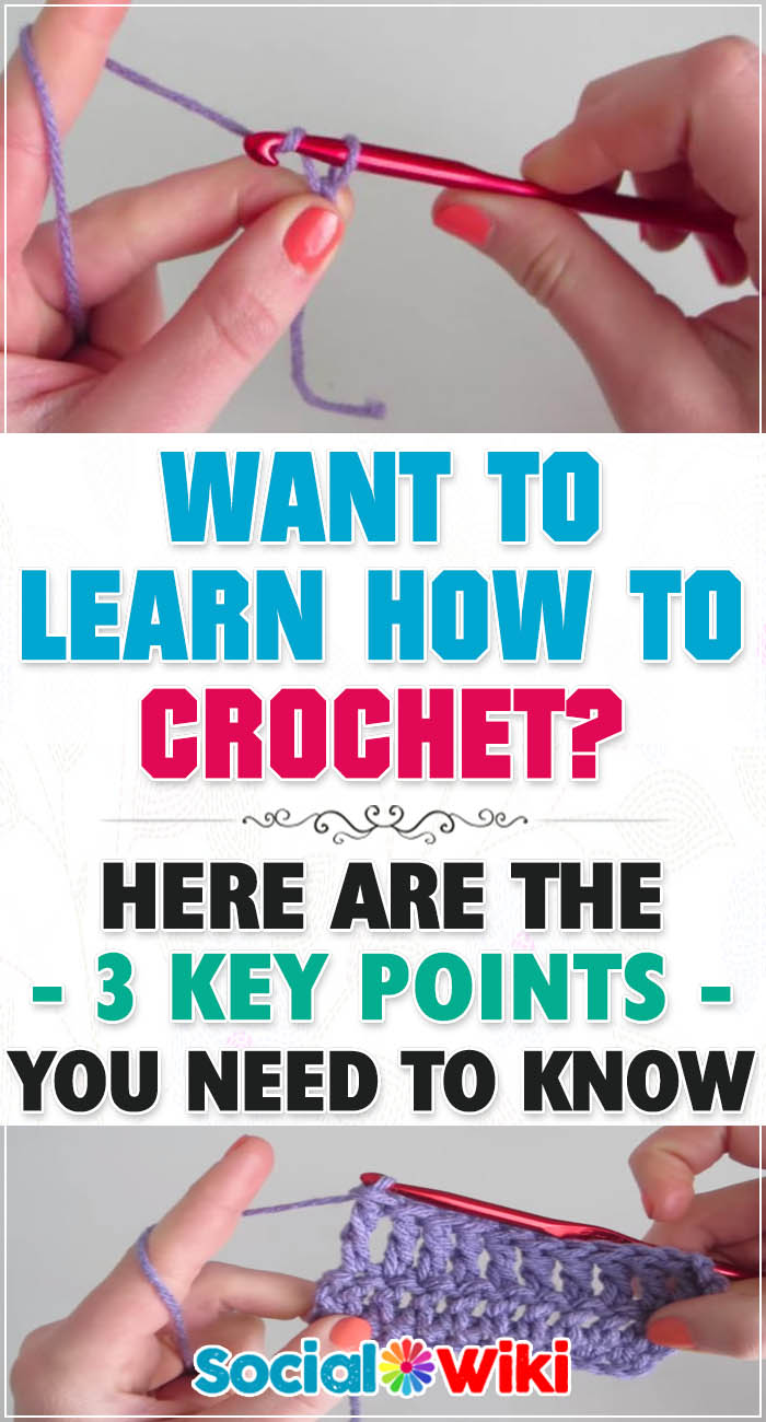 Want to learn how to crochet? 3 key points you need to know 2