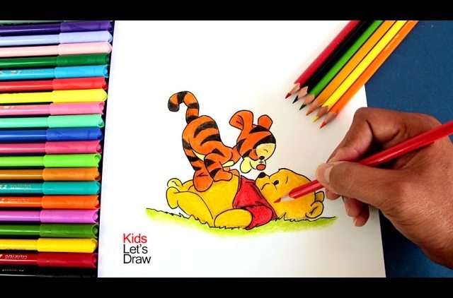 Como Dibujar A Winnie The Pooh Y Tiger Bebe Social Useful Stuff Handy Tips