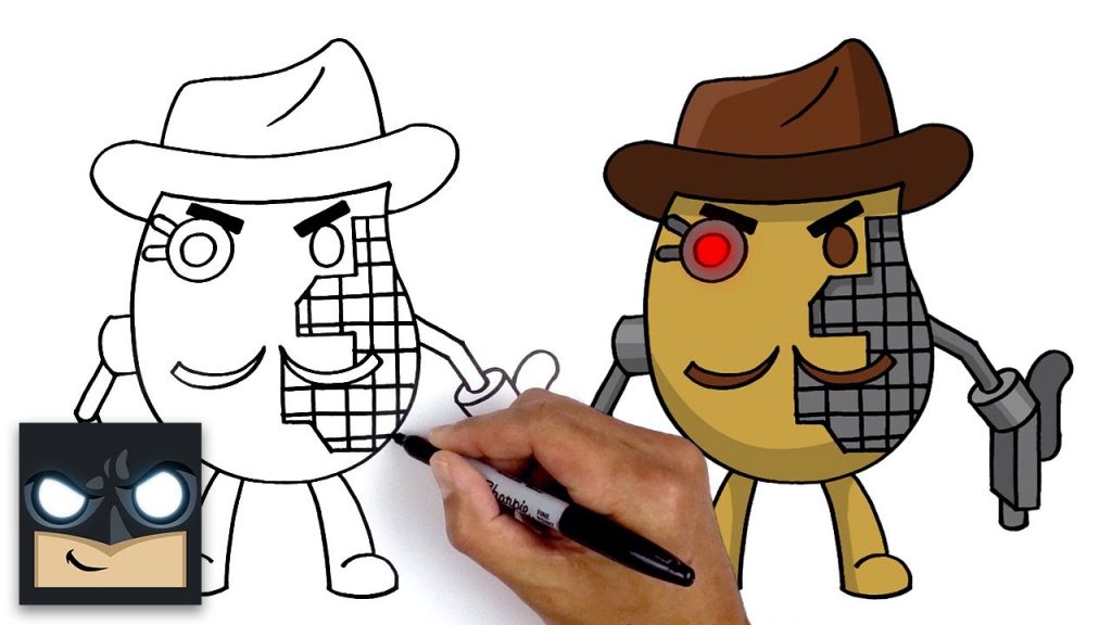 How To Draw Cyborg Mr P Roblox Piggy Social Useful Stuff Handy Tips - roblox draw pen