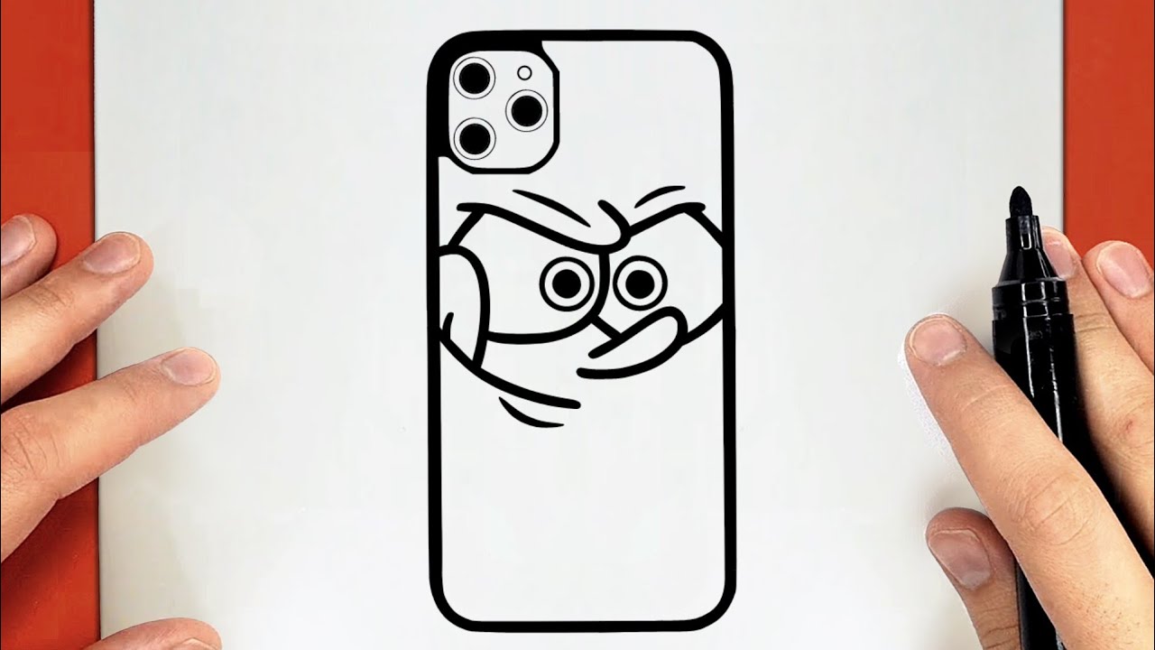 How to Draw a Cute Spongebob Iphone Case Drawing For Beginners Easy