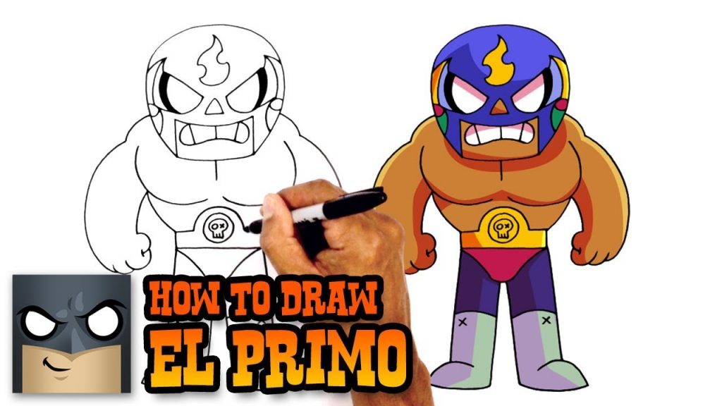 How To Draw Brawl Stars El Primo Social Useful Stuff Handy Tips - how to draw brawl stars characters cartooning club