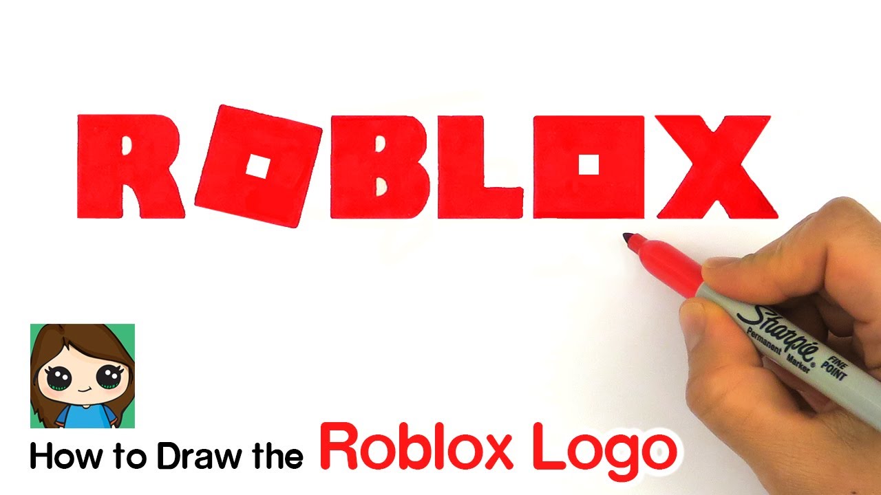 How To Draw The Roblox Logo Social Useful Stuff Handy Tips - roblox logo for youtube