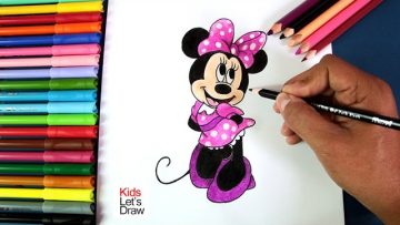 Dibujo Minnie Mouse Facil