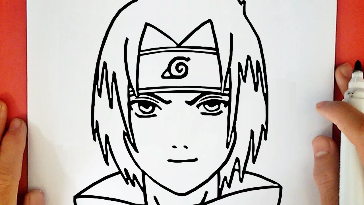 COMMENT DESSINER SASUKE DE NARUTO | Social Useful Stuff - Handy Tips