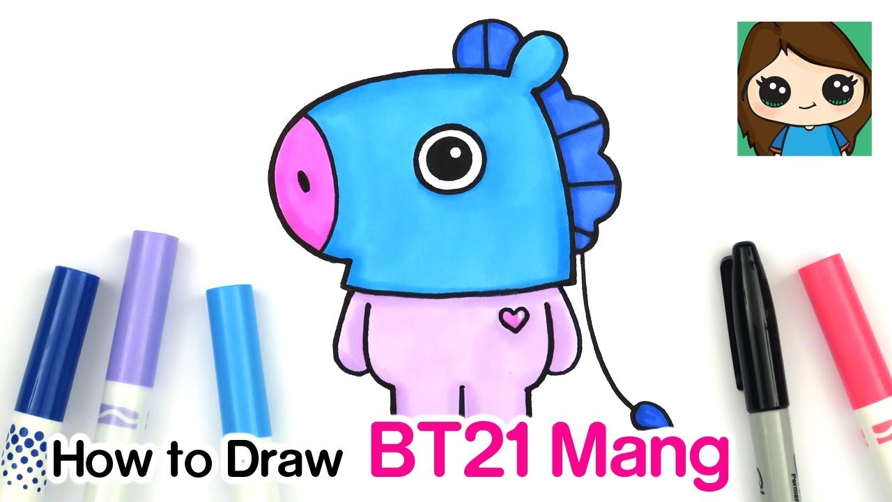 How To Draw Mang Bt21 Bts J Hope Persona Social Useful Stuff Handy Tips