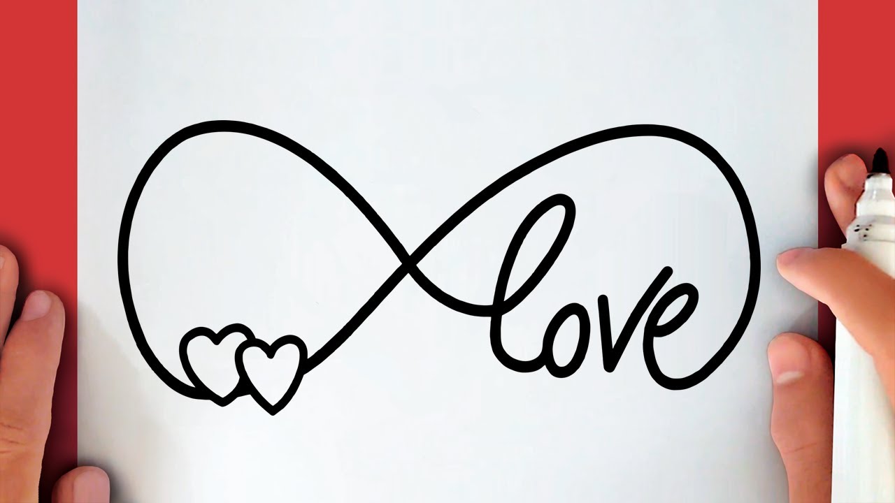 HOW TO DRAW INFINITY LOVE SYMBOL Social Useful Stuff Handy Tips