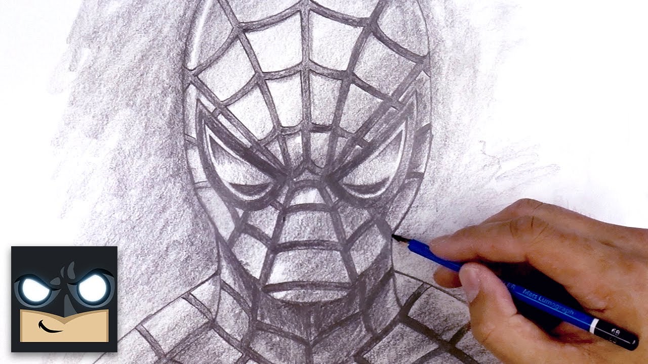 How To Draw Spider Man Sketch