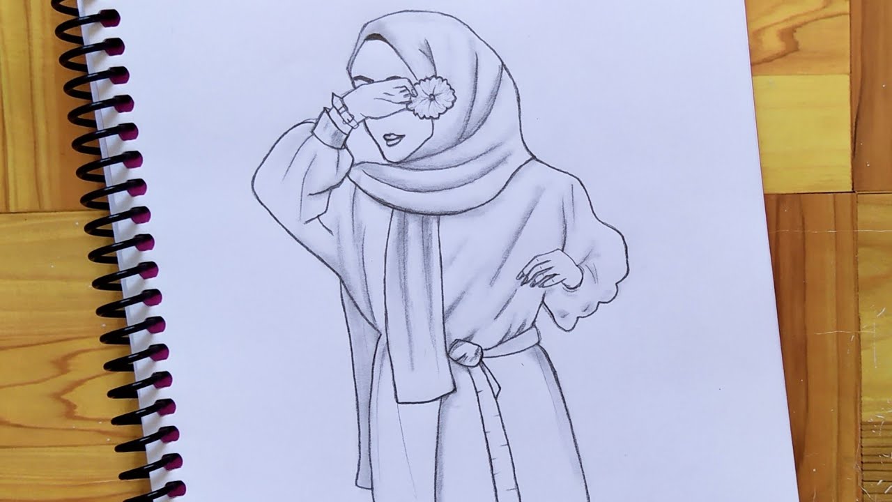 How To Draw A Girl Hijab Step By Step Tutorial For Be - vrogue.co