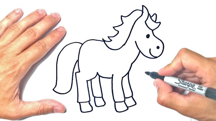 Como Dibujar Un Caballo Facil | Social Useful Stuff - Handy Tips