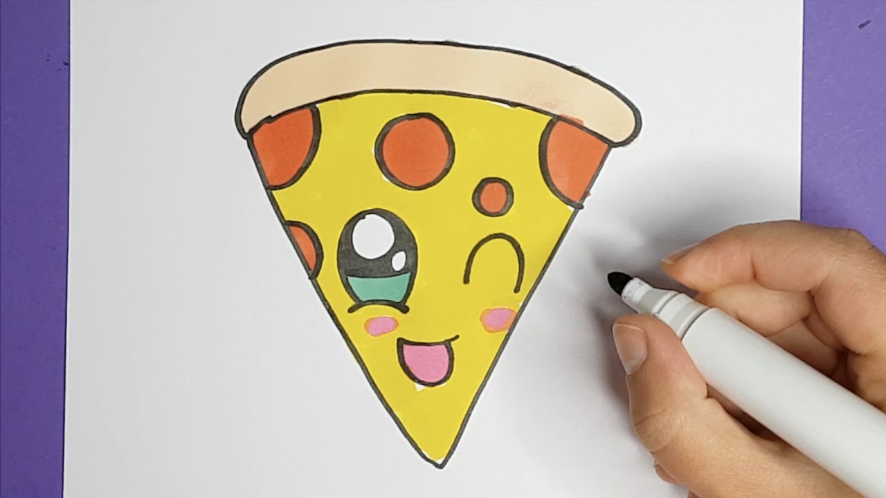 Kawaii Pizza Malen | Social Useful Stuff - Handy Tips