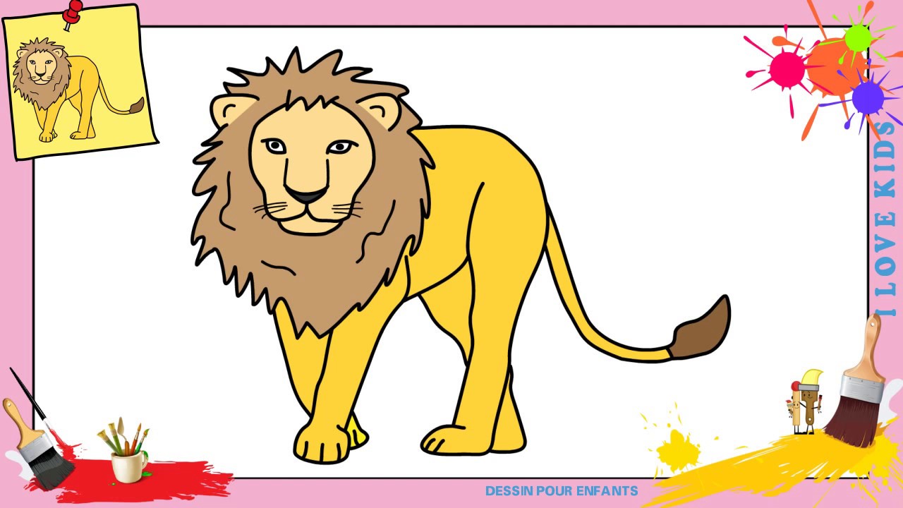 Comment Dessiner Un Lion 2 Facilement Etape Par Etape Social Useful Stuff Handy Tips