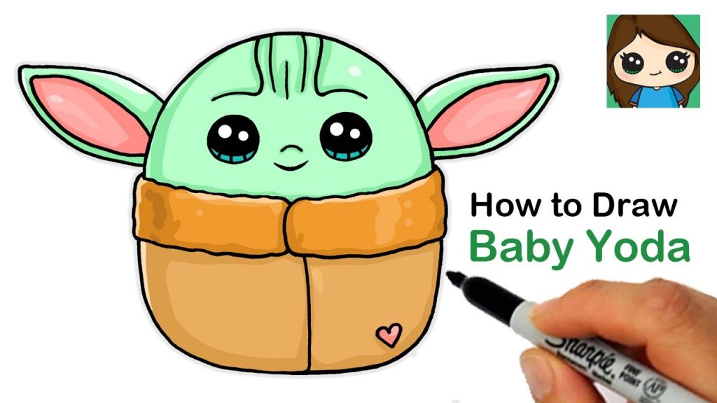 How To Draw Baby Yoda Easy Squishmallows Social Useful Stuff Handy Tips