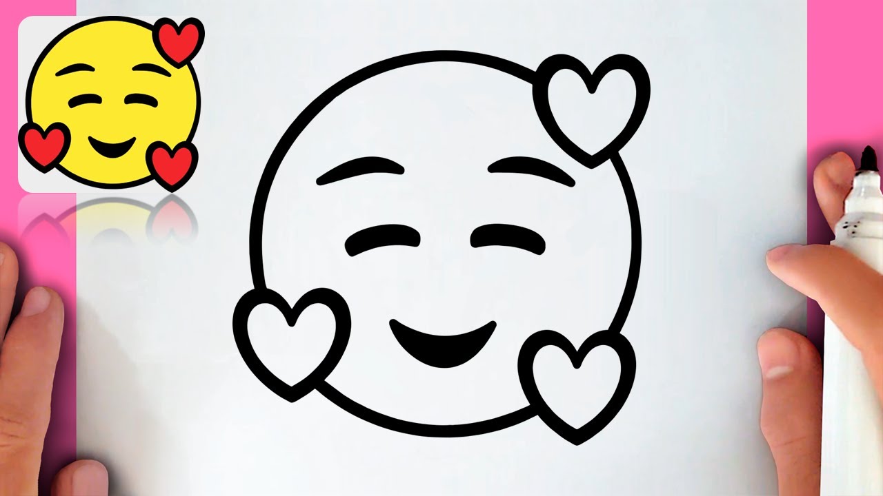 HOW TO DRAW EMOJI WITH HEARTS Social Useful Stuff Handy Tips