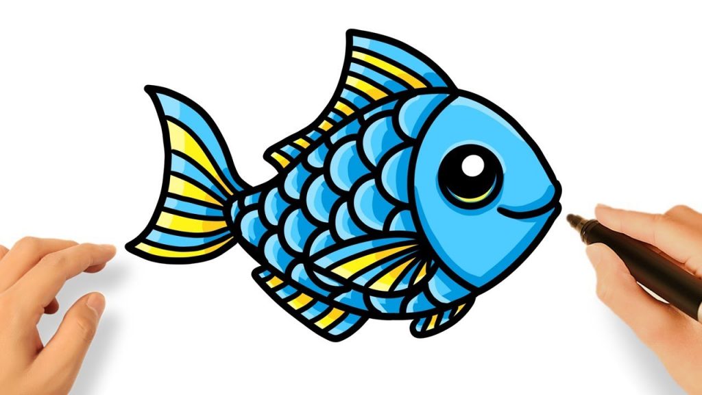 Comment Dessiner Un Poisson Facile Etape Par Etape Social Useful Stuff Handy Tips