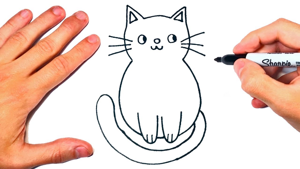 Dibujos De Gatos Como Dibujar Gatos Facil Para Colorear Images | Images ...