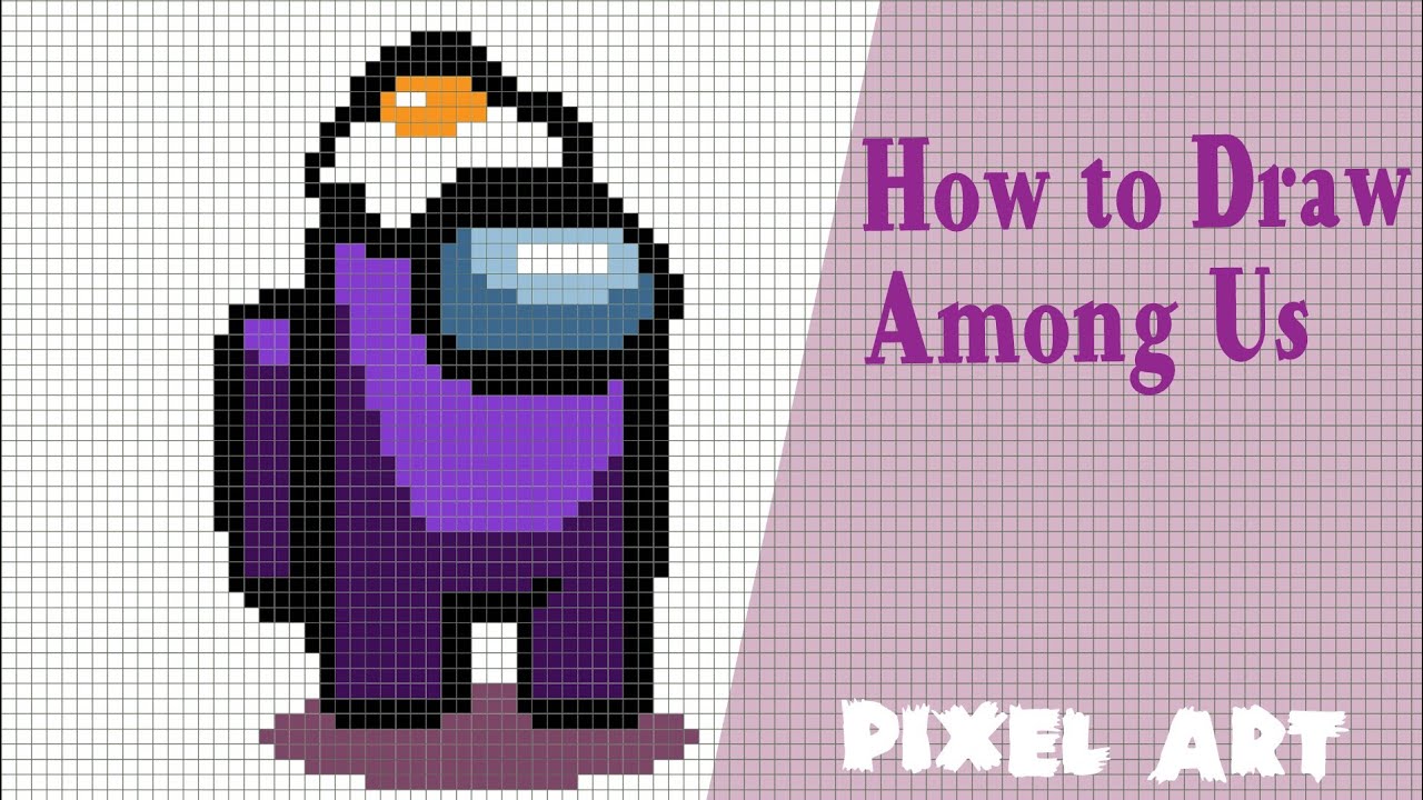 How To Draw Among Us Pixel Art Among Us Drawings Social Useful Stuff Handy Tips - pixel art roblox id