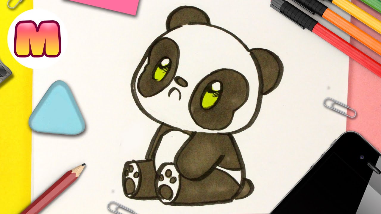 Como Dibujar Un Panda Kawaii Paso A Paso Dibujos Kawaii Fáciles