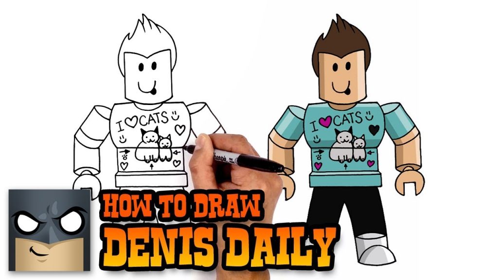 How To Draw Denis Daily Roblox Art Tutorial Social Useful Stuff Handy Tips - whats the denisdaily roblox games name