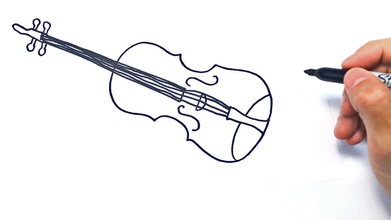 Como dibujar una Viola Instrumentos Musicales Social Useful Stuff