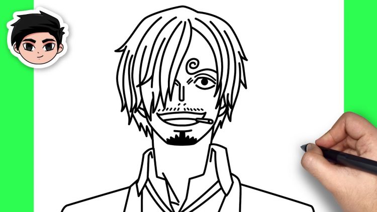 How To Draw Sanji One Piece Easy Step By Step Tutorial Social Useful Stuff Handy Tips