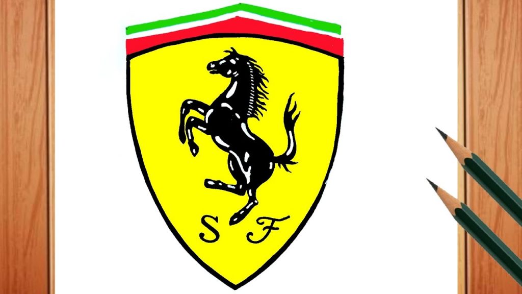 Как нарисовать значок ferrari