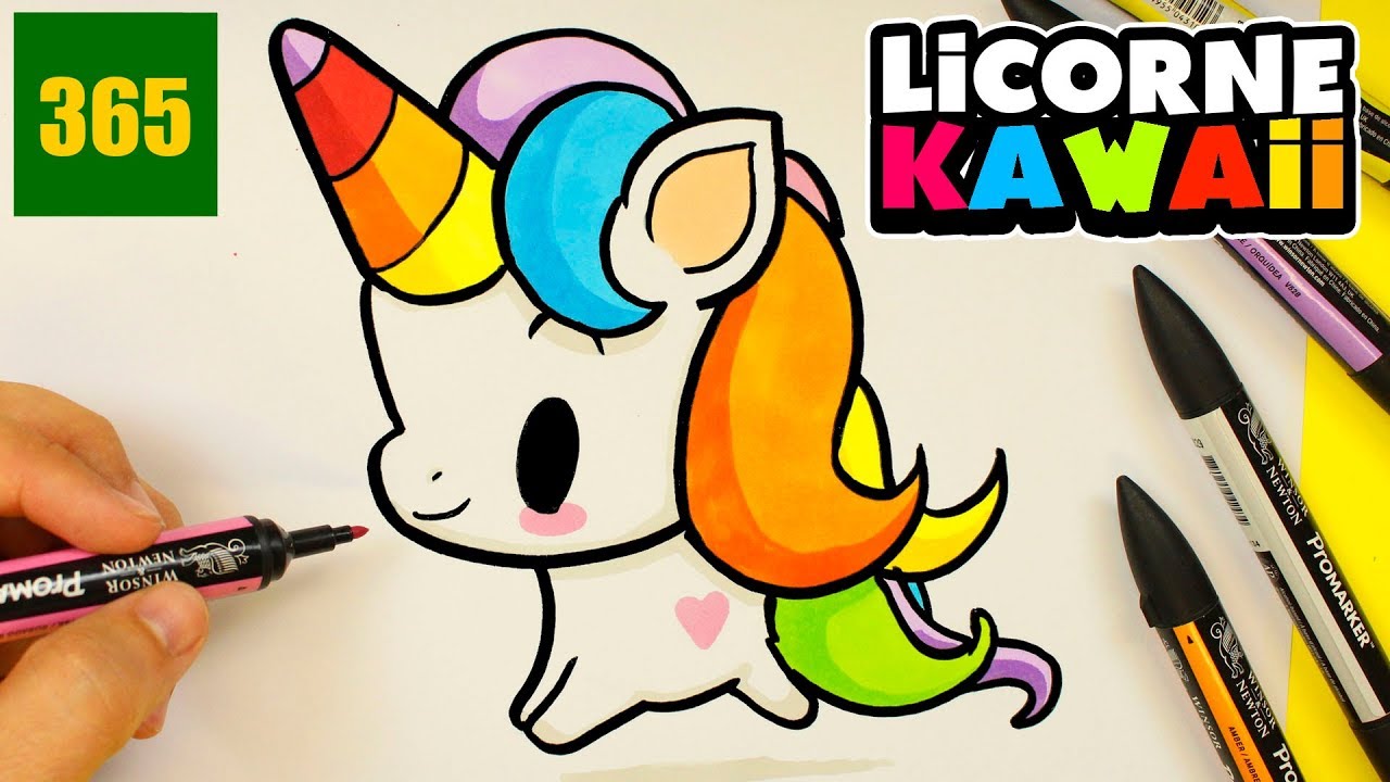 Comment Dessiner Un Licorne Kawaii Facile Social Useful Stuff Handy Tips