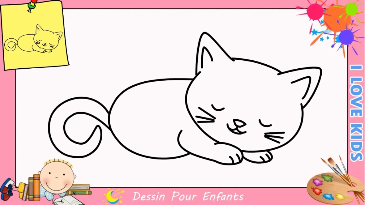 Comment Dessiner Un Chat Facilement Etape Par Etape Pour Enfants 7 Social Useful Stuff Handy Tips