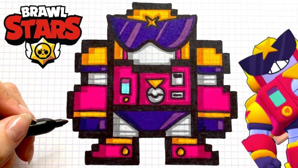 Tuto Dessin Surge Pixel Art Brawl Stars Social Useful Stuff Handy Tips - dessin brawl stars surge chevalier