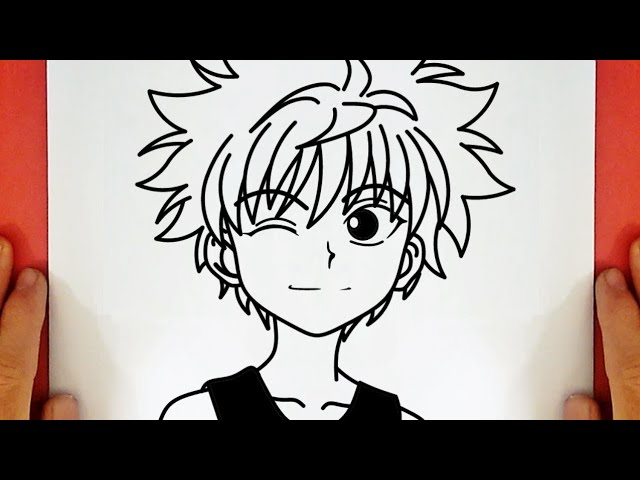 How To Draw Killua Zoldyck Easy Hunter X Hunter Social Useful Stuff Handy Tips