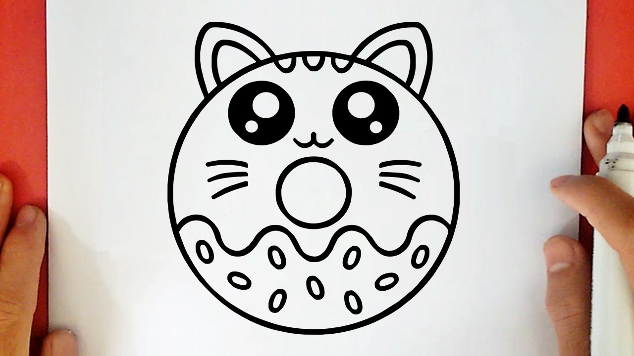 Comment Dessiner Un Donut Chaton Kawaii Social Useful Stuff Handy Tips