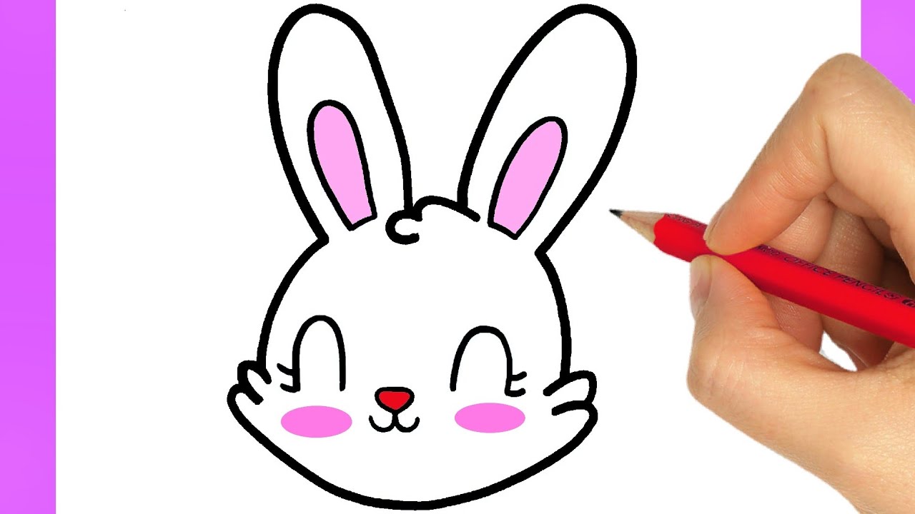 Conejo para dibujar facil