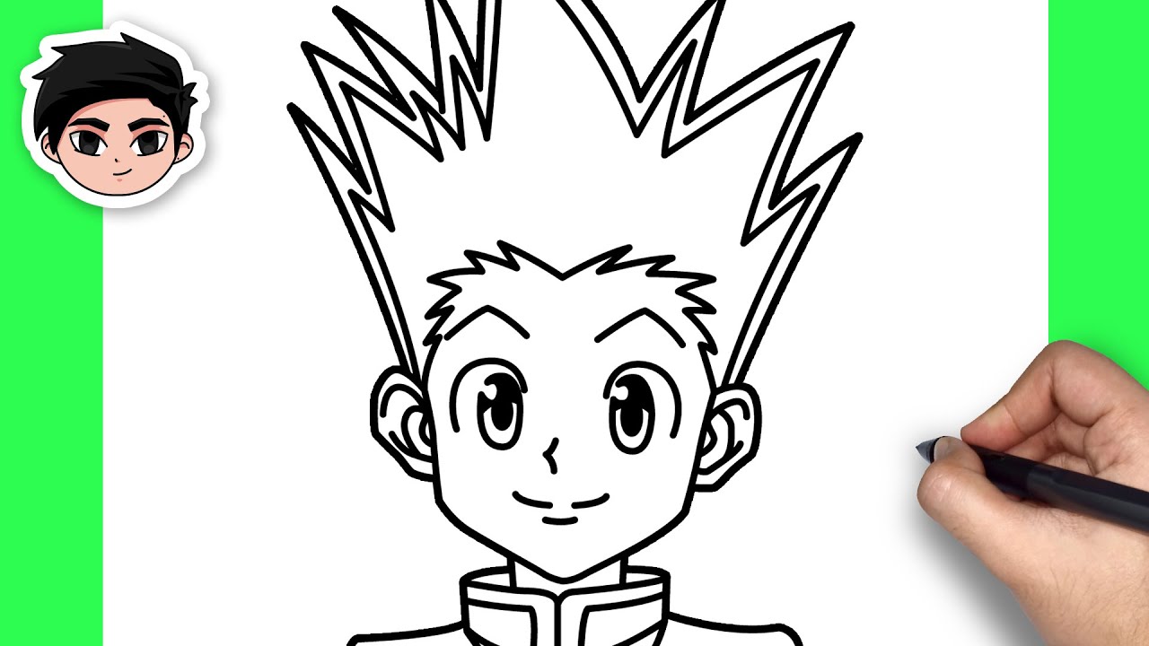 How To Draw Gon Freecs Hunter X Hunter Easy Step By Step Social