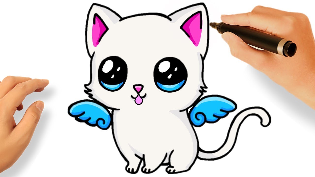 Comment Dessiner Un Bebe Chaton Kawaii Social Useful Stuff Handy Tips