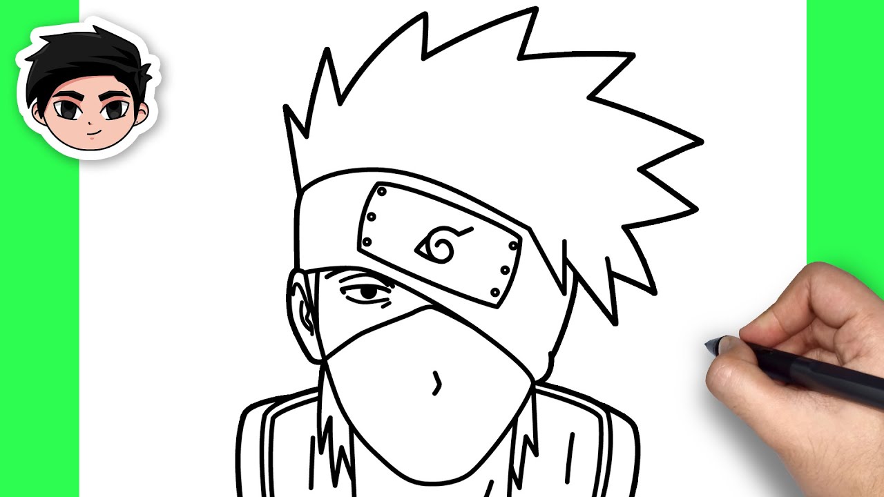 How To Draw Kakashi Hatake Step By Step Drawing Tutorials