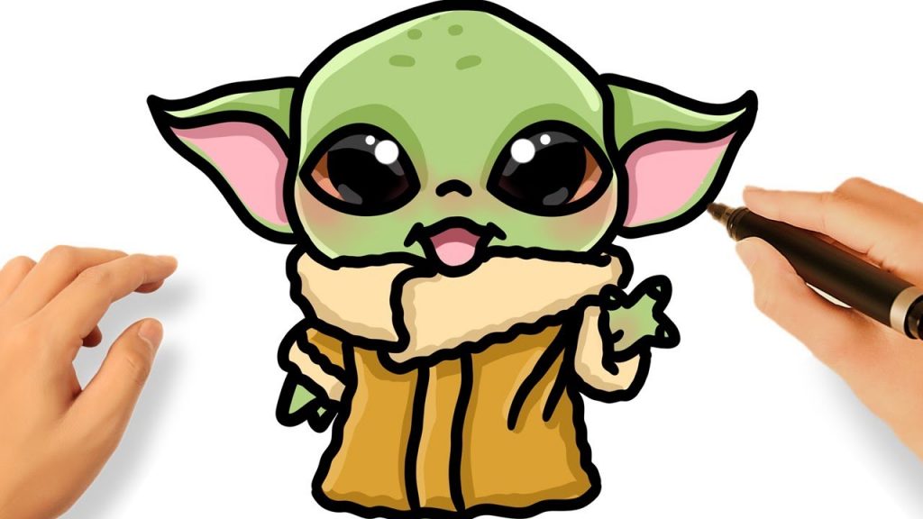 Comment Dessiner Baby Yoda Grogu Social Useful Stuff Handy Tips