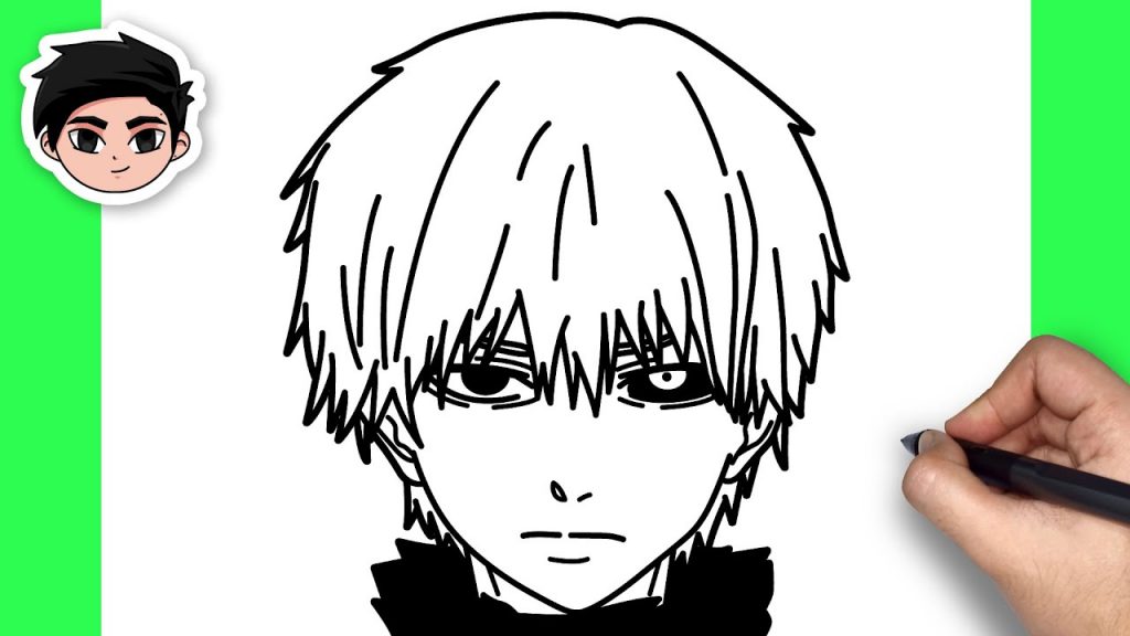 How To Draw Kaneki Ken Tokyo Ghoul Easy Step By Step Social Useful Stuff Handy Tips