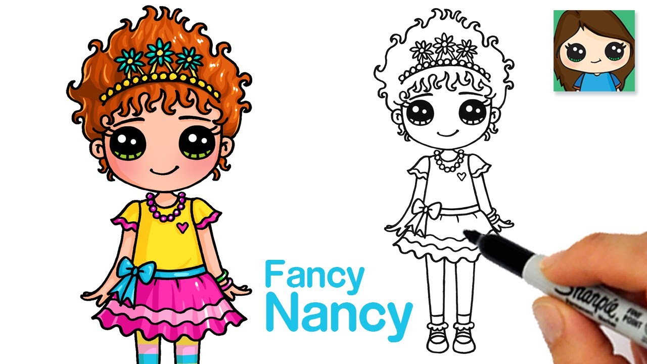 How to Draw Fancy Nancy Easy Drawings Dibujos Faciles Dessins