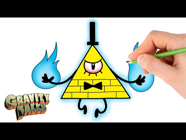 How To Draw Bill Cipher From Gravity Falls Easy Drawings Dibujos Faciles Dessins Faciles